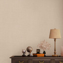 Papel pintado tejido-no tejido con textura en beige claro: elegancia sencilla para espacios modernos