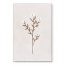 Billede Blomster illustration - Forget-me-not - Goed Blauw – print på aluminium (Alu-Dibond)