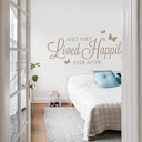 Wallsticker And they lived happily ever after
