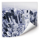Poster autocollant - W - Manhattan vue aérienne