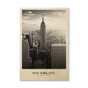 Plakat drewniany New York