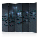 Screen room divider - City by night, 3-delt