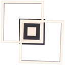 Deckenleuchte Chloe, schwarz, 40 x 40 cm, Metall LED-Deckenleuchte, dimmbar