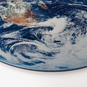 Tableau en Alu-Dibond - La Terre - Rond