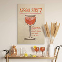 Plakat drewniany Koktajl Fritsch - Aperol Spritz