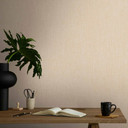 Papel pintado tejido-no tejido con textura en beige claro: elegancia sencilla para espacios modernos