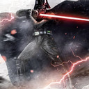Vlies Fototapete - Star Wars Vader Dark Forces - 200 x 280 cm