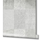 grafisk tapet, non-woven tapet Novamur Yvi greige