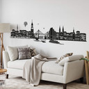 Wandtattoo Skyline Mein Hamburg 01