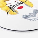 Tableau sur alu-Dibond rond Tohmé - Flawless Marilyn