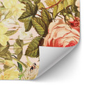 Samoprzylepny panel ścienny do kuchni Kolorowy kolaż kwiatowy - Frida Floral Studio
