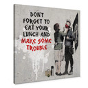 Obraz na płótnie Banksy - Make Some Trouble