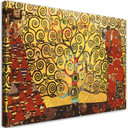 Canvasbillede, Gustav Klimt livets træ