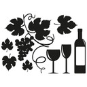 Wallsticker Vin Sæt