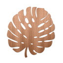 Wood Art Mahogany - Leaf Monstera 02