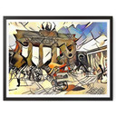 Plakat Zamart - Kandinsky spotyka berlińską Bramę Brandenburską