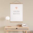 Obraz z tkaniny Confetti & Cream - Hakuna Matata