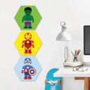 Hexagon - Alu-Dibond - Gomes - The Hulk legetøj