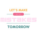Mistakes - wallsticker