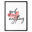 Plakat Girls może zrobić wszystko