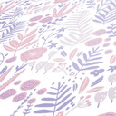 Blomstret tapet til børneværelset i lilla og rosa, flot non-woven tapet Made in Germany 