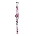 Bundle Lernuhr mit Lernzifferblatt für Kinder inkl. Armbanduhr & Mäppchen | Einhorn/Prinzessin rosa