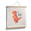 Plakat Dino Be Brave - T-Rex - Tunaboylu - Square