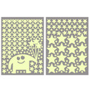 Wallsticker - Selvlysende Monster