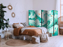 Paravent, Raumteiler freistehend, Trennwand - Koi Fish Among Waves