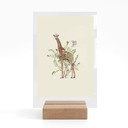 Akrylglas borddekoration Blomstret giraf - Frida Floral Studio