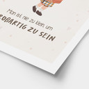 Kinder-Poster 'Man ist nie zu klein' mit Kind und Stern