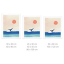 Poster Walvis in de zee - Rivers