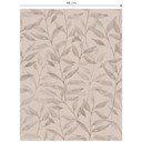 Delikat tapet med mønster af akvarelblade - Soft Grey - Bloomery Decor