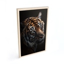 Stampa su legno Sguardo Maestoso della Tigre - Krygowski