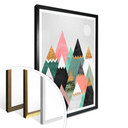 Plakat Fredriksson - Kolorowe góry
