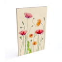 Cuadro de madera Amapolas de colores - Disher