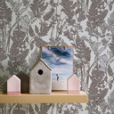 Architects Paper Floral Impression - Papier peint intissé fleuris, gris