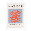 Plakat z abstrakcyjnym koralowcem Matisse'a - Costa