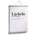 Poster Grammatik - Lächeln
