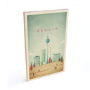 Plakat drewniany Rivers - Berlin