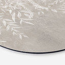 Wanddecoratie Elegante wilgentakken in beige - Ms Tiff - Alu-Dibond Rond