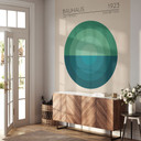 Fototapeta Bauhaus Mavi Daire - Tunaboylu