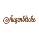 Holzbuchstaben Mahagoni Augenblicke
