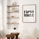 Typografie Poster Firlefanz