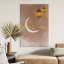 Obraz na płótnie Ramadan Mubarak z lampionami