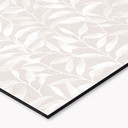 Stænkplade til køkken Delikate akvarelblade - Blød beige - Kan forlænges - Bloomery Decor