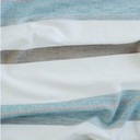 Homing Vorhang Lea mit verdeckter Schlaufe weiß, braun, blau -  2,45x1,40 m