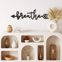 Litery akrylowe - strzałka Breathe