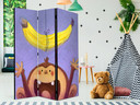Skærmvæg - Banan, 3-delt