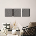Wallsticker Geometriske bjerge (sæt med 3)